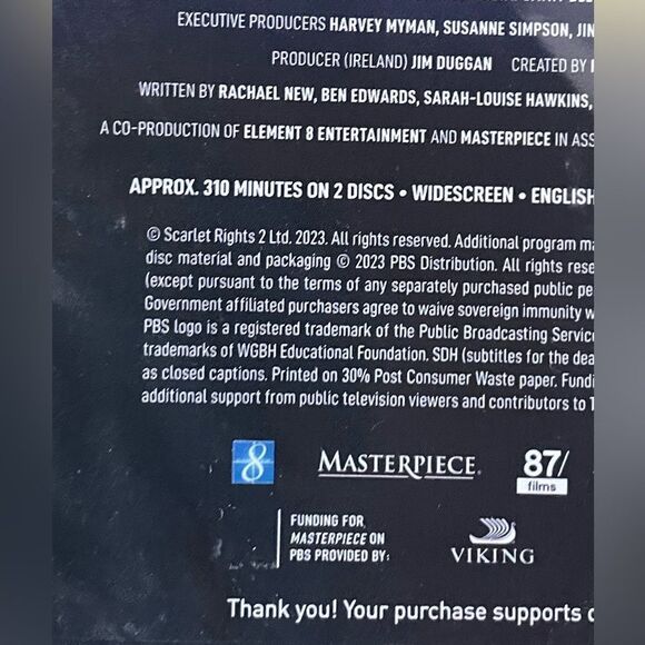 Miss Scarlett & The Duke Season 3 (New) 2 Discs w/310 Minutes - Picture 5 of 7